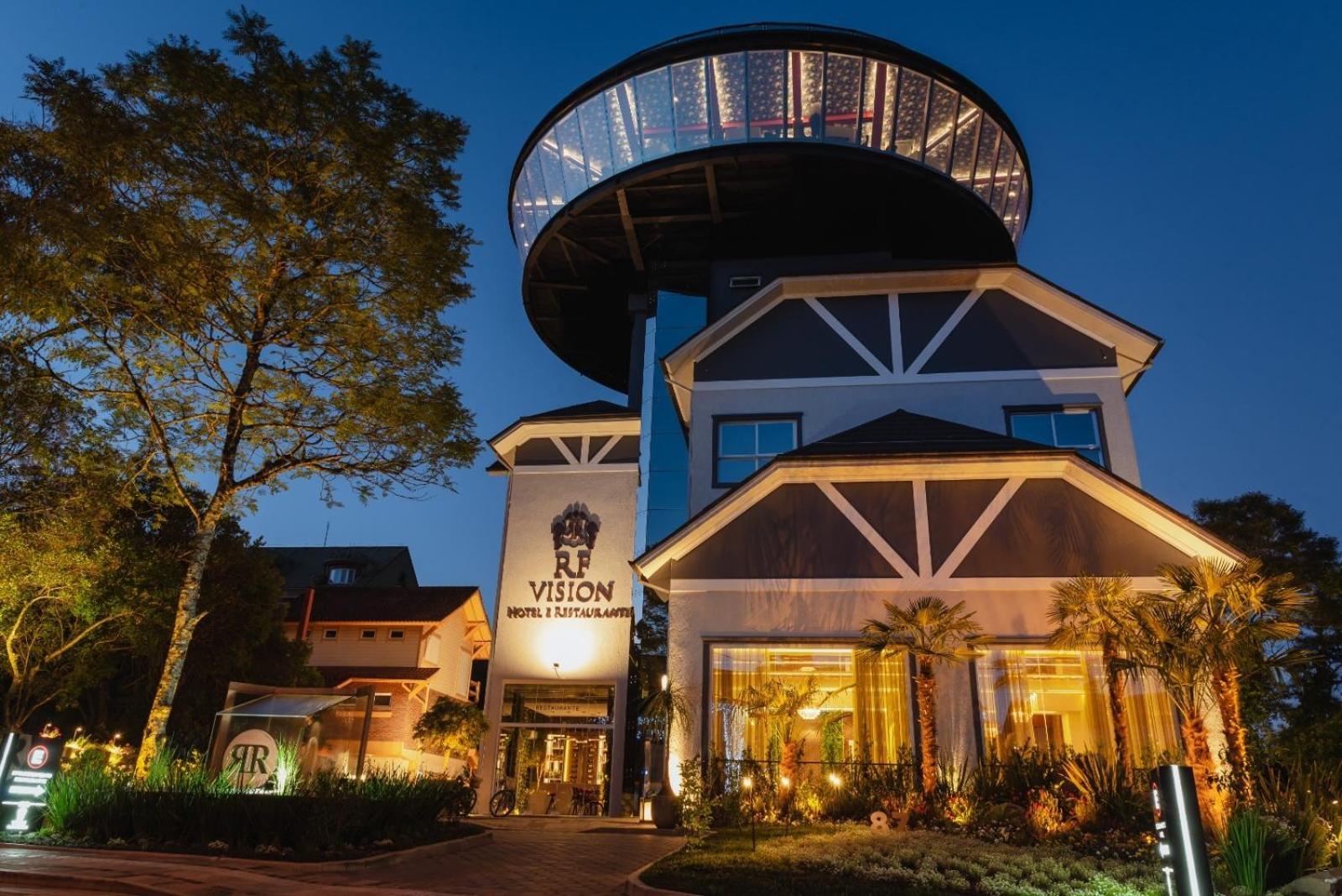 Hotel E Restaurante Giratorio Rf Vision - A Melhor Vista 360 De Gramado Luaran gambar